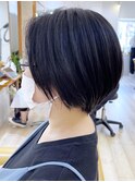 【morio成増/児玉】丸みショート　暗髪　秋冬