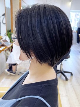 モリオ フロム ロンドン 成増店 【morio成増/児玉】丸みショート 暗髪 秋冬