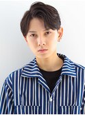 【榎本健太】大人ワイルド黒髮ツーブロック/モテ髪七三かきあげ
