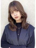 美容室 パルス 静岡鷹匠店(PALS) 韓国風 くびれ ふるふわ ブラウン