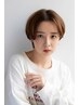 【髪質改善】ケアストレート＋髪質改善カラー＋カット　￥34,000