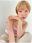【BUZZbee】マッシュショート×イエローブロンド