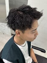 フィフス 天神大名(fifth)&nbsp;ツイストスパイラルパーマショートメンズパーマ波巻きパーマ束感