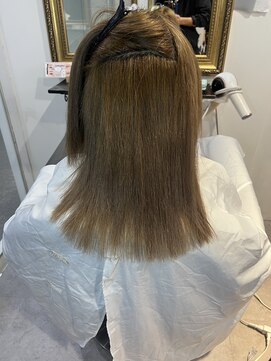 グランドライン(GRAND LINE) ハイブリーチ毛に髪質改善。乾かしたのみのリアルな仕上がり