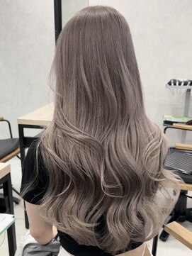 ロウル 渋谷(LOWRL) ダークグレージュ/ブリーチ