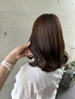 アチーブ ヘア デザイン(achieve hair design)&nbsp;透明感×立体感 30代40代大人可愛い☆ナチュラルブラウンカラー