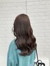 【ボブ、ミディ、ロング】カット＋艶カラー＋選べるプレミアムトリートメント