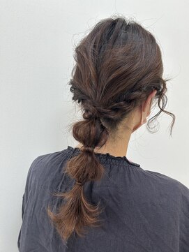 ヘアポジションにかほ 編みおろし