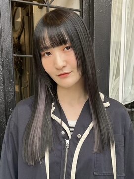 カムジーヘッドカミノウラ(COMEGHEAD KAMINOURA) インナーカラーイヤリングカラーダブルカラーベージュカラー韓国