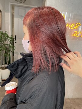 ゼスト クレス(ZEST Cres) 【立川cres小山】暖色インナーカラー