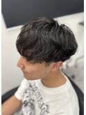 MEN’S HAIR/サーフカール/刈り上げセンターパート/木更津