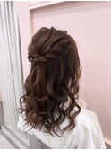 ルーズハーフアップ♪