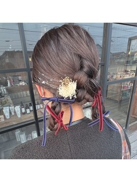 ミルシンク(1005mille cinq) 編みおろし/卒業式ヘア/ヘアアレンジ