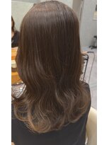 ヘアデザインファブロ イオンモール宮崎店(hair design FABRO.)&nbsp;【ラベンダーベージュ/レイヤー巻スタイル/顔周りカット】