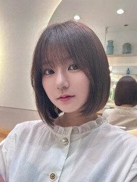 シー バイ ロンド 新宿(Sea by Lond) イメチェン×美髪[外ハネボブ/ボブ/グレージュ]