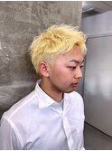 波巻きツイストスパイラルパーマ/フェザーパーマ/眉毛/メンズ 