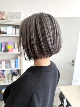 グレイス ヘア デザイニング(GRACE hair designing)の写真/女性らしい大人ショート◇顔周りのおくれ毛や耳かけStyleもミリ単位まで拘ったカットで小顔効果◎【足利】