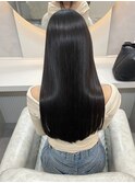 自然な艶と柔らかさを叶える髪質改善×縮毛矯正