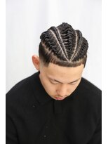 カーウォッシュバーバー(CARWASH BARBER)&nbsp;コーンロウ×バレルツイスト