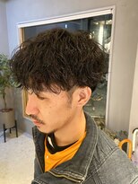 バイエイト(X8) メンズ/パーマ/ニュアンスデザイン