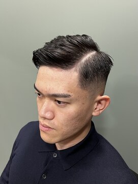 スタンドバーバー 柏(STAND BARBER) MEN’S HAIR/サーフカール/刈り上げセンターパート/柏/柏駅