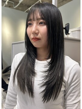 フィルムス 田町芝浦(FILMS) 黒髪/クラゲヘアー/オリーブグレー/小顔/ココアベージュ/田町