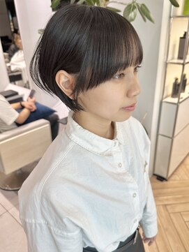 stair : case ginza7【ステアケース】 大人かわいいサイドバング丸みショート耳かけ