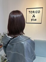 トリコ プラス 本八幡店(TORICO plus) バイオレットピンク/切りっぱなしロブ