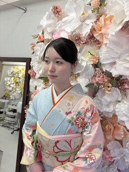ハットウ(HATTO)の写真/着物・振袖の着付けも◎メイクも得意なサロンで、あなたの魅力を最大限に引き出します！