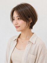 ウィールールピヴォクロス(WE RULE pivot cross)&nbsp;20代30代40代50代/前下がり小顔ショート/大人上品スタイル