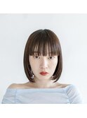 ワイドバング 艶髪ボブ 大人ボブ