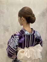 ヘアアレンジメント ボガスティーズ 溝の口店(Hair arrangement Vogusty's)&nbsp;タイトシニヨン/浴衣ヘア