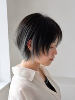 スイ(suiw) フェイスレイヤーボブ【suiw】昭和町/阿倍野/インナーカラー