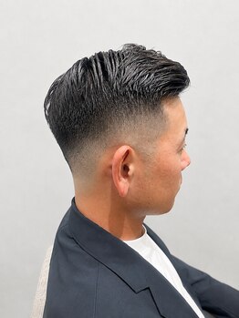 リュー(Lieu)の写真/《ビジネスからスキンフェードまで》年間2400人の支持を得る提案力×プロのシェービングで清潔感ある姿へ！