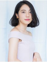 サンド 銀座(sand)&nbsp;小顔斜めバング＆厚めバングのマーメイドアッシュハニーヘア