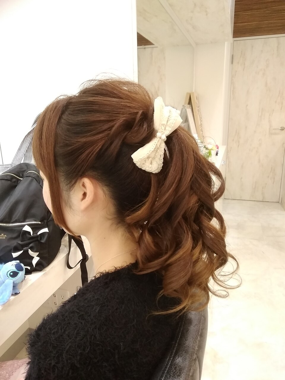 高めポニーテール：L020879652｜ヘアセットサロン ラシク(LaCQ)のヘア
