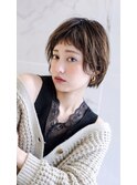 モテショート×シースルーバング