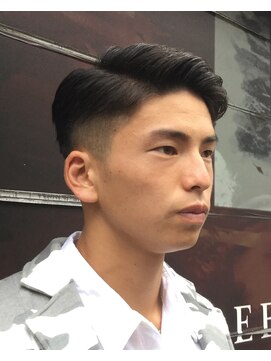 パウダー(powder) 精悍メンズツーブロックカット/リクルート