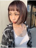 【Nikiita女子】ワイドバングのミニボブ  B95914