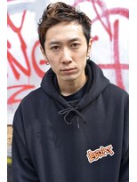 恵比寿メンズカット×ツイストパーマ×ツーブロックxビジネス