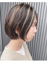 ヘアーデザイン フルーツ(Hair Design FRUITS) コントラストハイライトBob