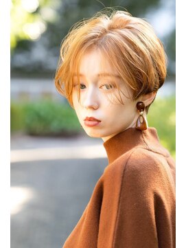 ケアリー 武蔵小杉(Carelly) 大人かわいい前髪セシルカットココアブラウンフリンジウェーブ