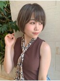 ハイライトで楽しむ似合わせ小顔ショート