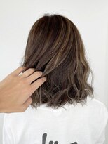 ヘアメイク ミチ 富田店(HAIRMAKE MICHI)&nbsp;【MICHI 富田店　古作蓮】ハイライト×ラフウェーブミディ