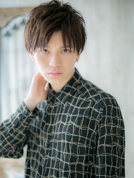 トニーアンドガイ メン 与野駅前店(TONI&GUY MEN) ナチュラルアッシュ計算ずくフェザーマッシュa