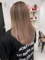 ジゼル(gisele)&nbsp;(稲毛)前回ハイライトにピンクベージュ