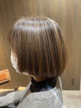 キコーヘア(kiko hair) 白髪ぼかしハイライトスタイル