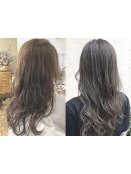 いまや白髪染めもお洒落の一部に♪Lian hair designの白髪ぼかしを是非お試しください☆