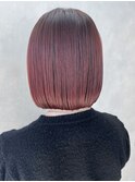ボブ_ショコラアッシュヘルシースタイルふんわりカール_ba443771
