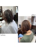 縮毛矯正で扱いやすい髪へ【別府】